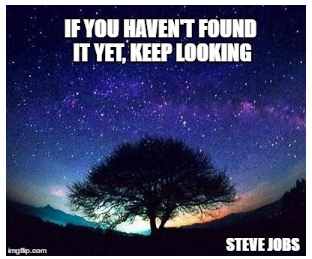 If_you_havent_found_it_yet_keep_looking, Steve Jobs