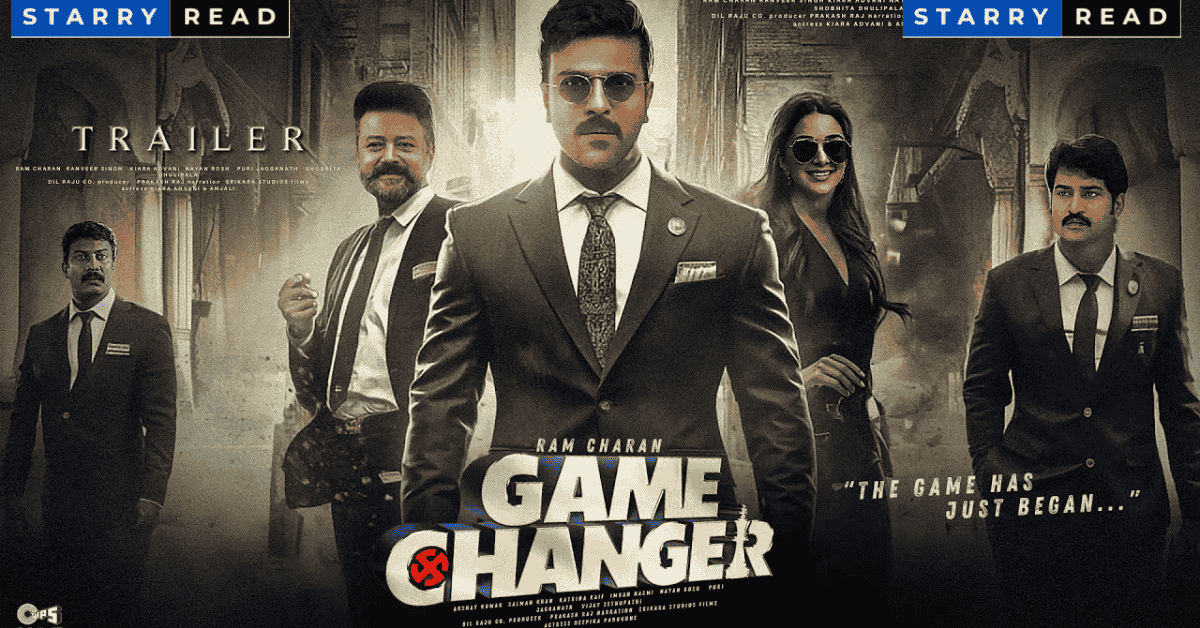 Poster of Game Changer starring Ram Charan – HDHub4u 2025