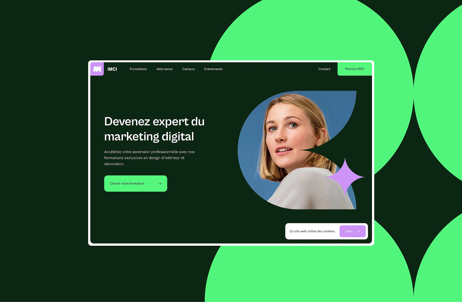 Image from the Crafting Digital Visual Identity: The IMCI Branding article on Abduzeedo