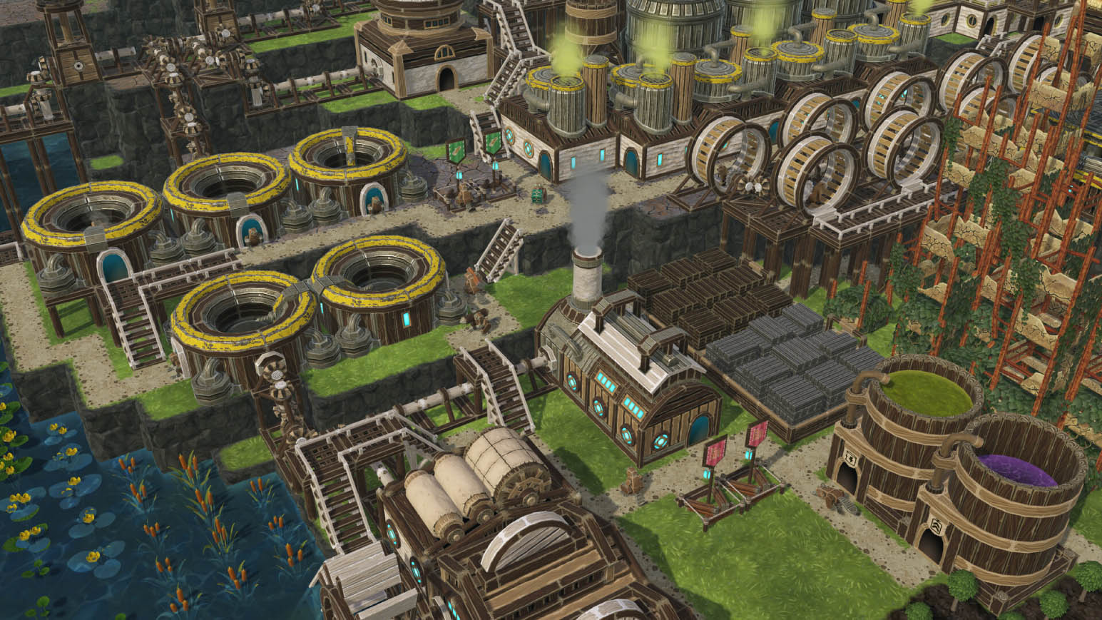 A screenshot of Timberborn gameplay