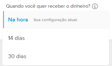 Determine o Prazo de Recebimento