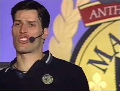 Tony Robbins' sneer (if viewing this in your email, please load images)