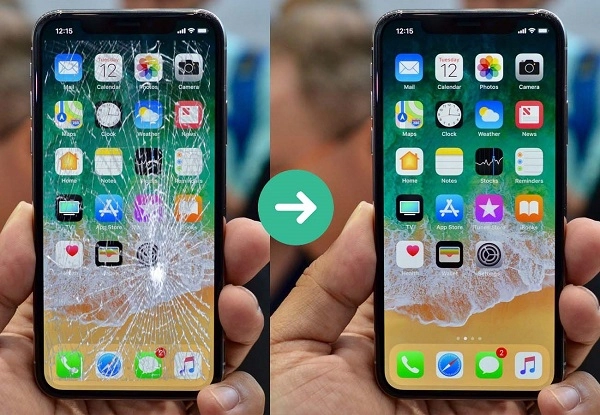 Loi ich cua viec ep kinh iPhone 12 Pro thay vi thay man hinh
