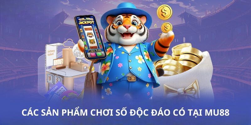 Danh sách các trò chơi nổi bật tại sảnh cược xổ số của Mu88