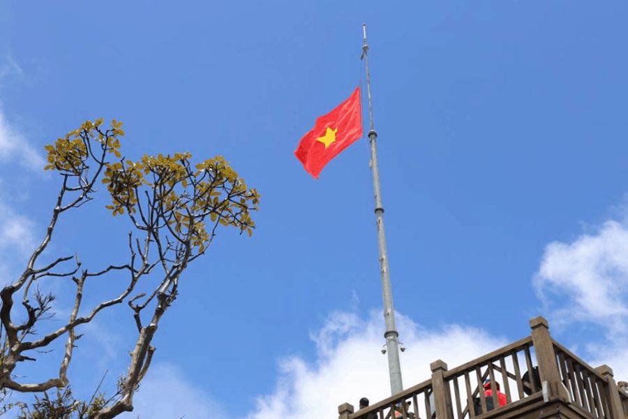 The Fansipan Flagpole. 