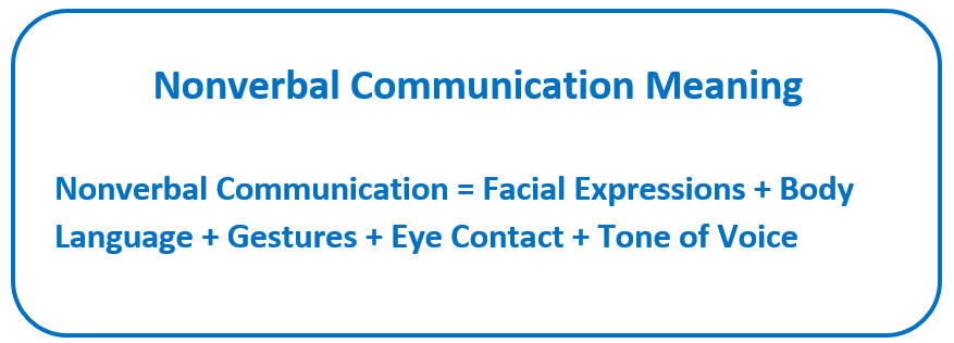Nonverbal Communication Meaning - Naukri