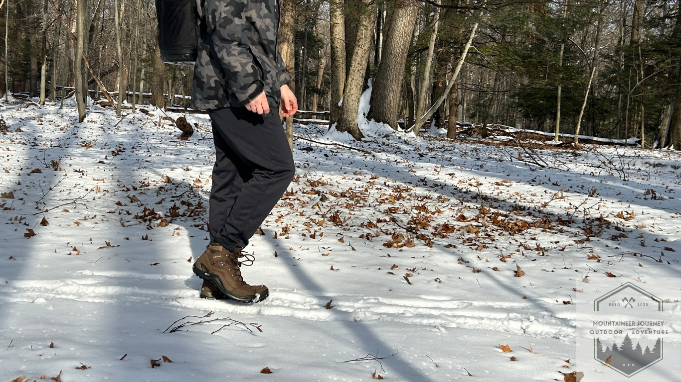 The Lowa Renegade Mid are a great winter hiking boot especially in the snow