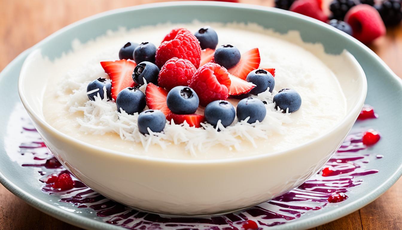 manjar de coco gelado