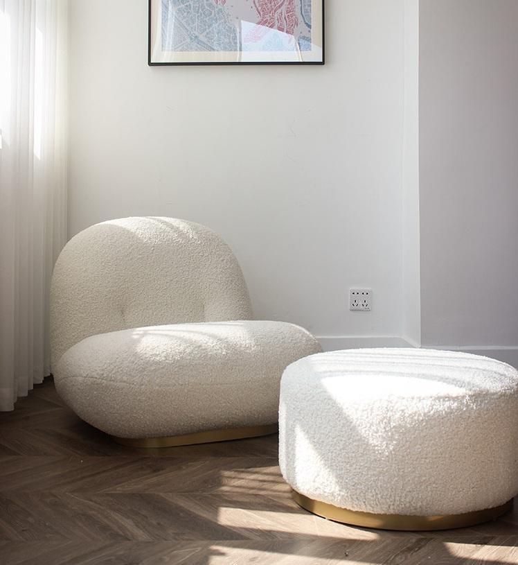 Source 2023 Hot Sales Living Room Faux Fur Lounge Chair Stainless Steel  Swivel Accent Chair for Home Hotel Shop on m.alibaba.com