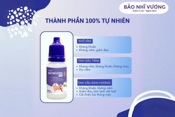 thành phần bảo nhĩ vương drop