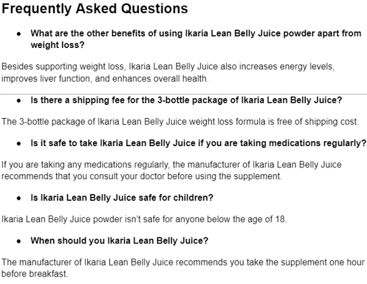 Ikaria Lean Belly Juice Reviews Scam or Saviour? Customer Complaints About The Weight Loss Supplement Exposed!