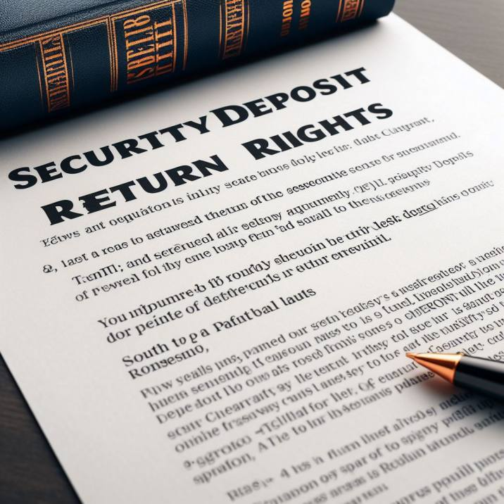 Refund of Security Deposit