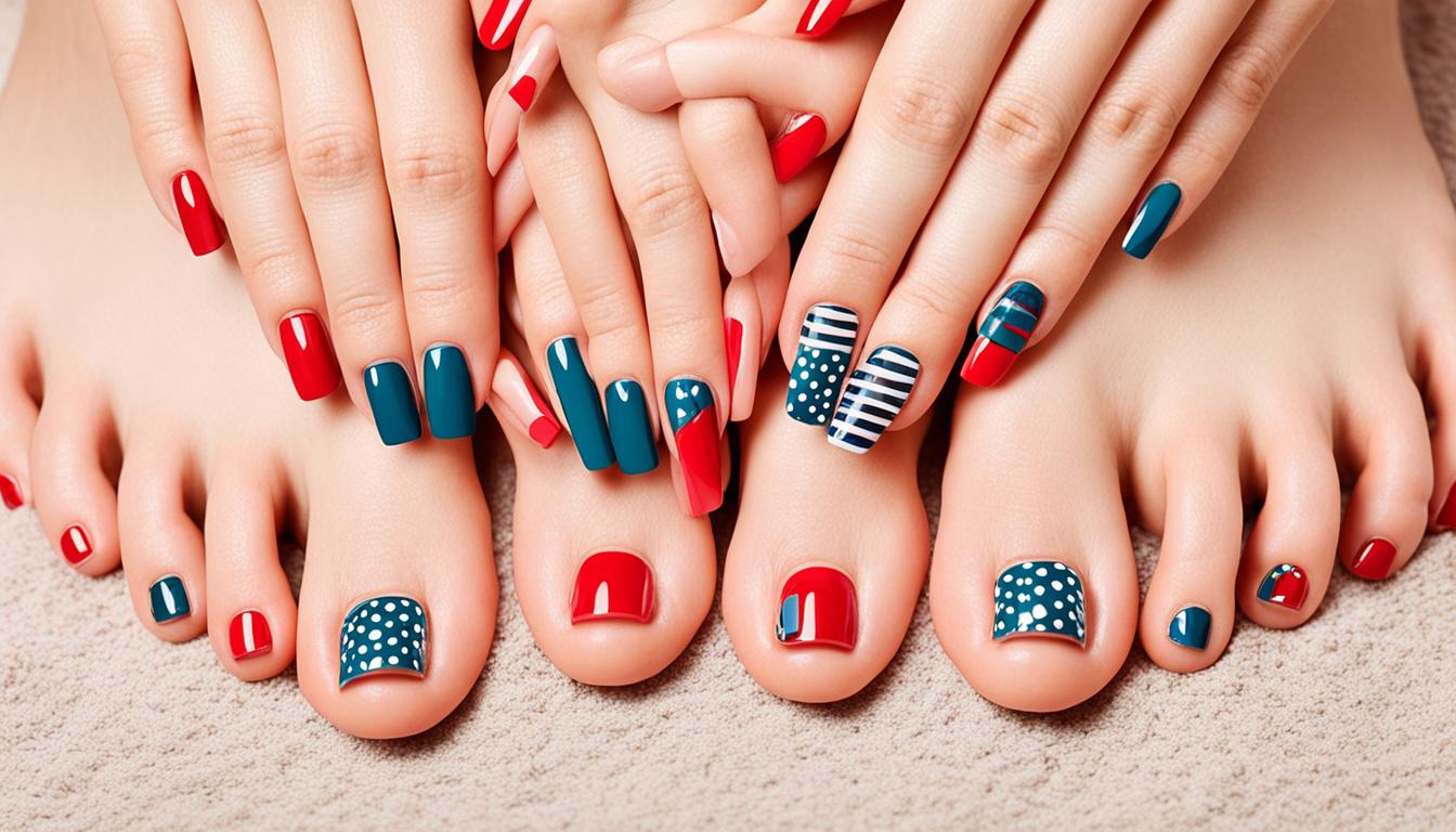 simple trendy toe nail designs