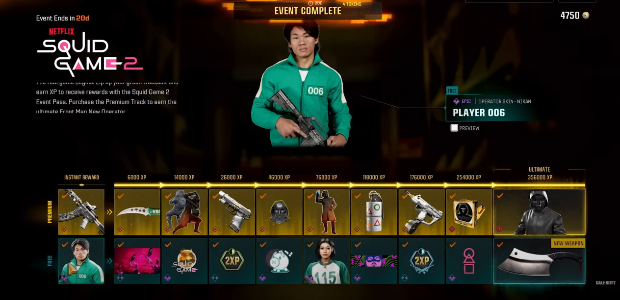 COD Event Pass Drops with Squid Game 2 Collab – Here