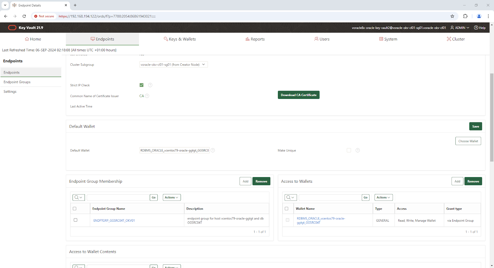Endpoint Details - Google Chrome