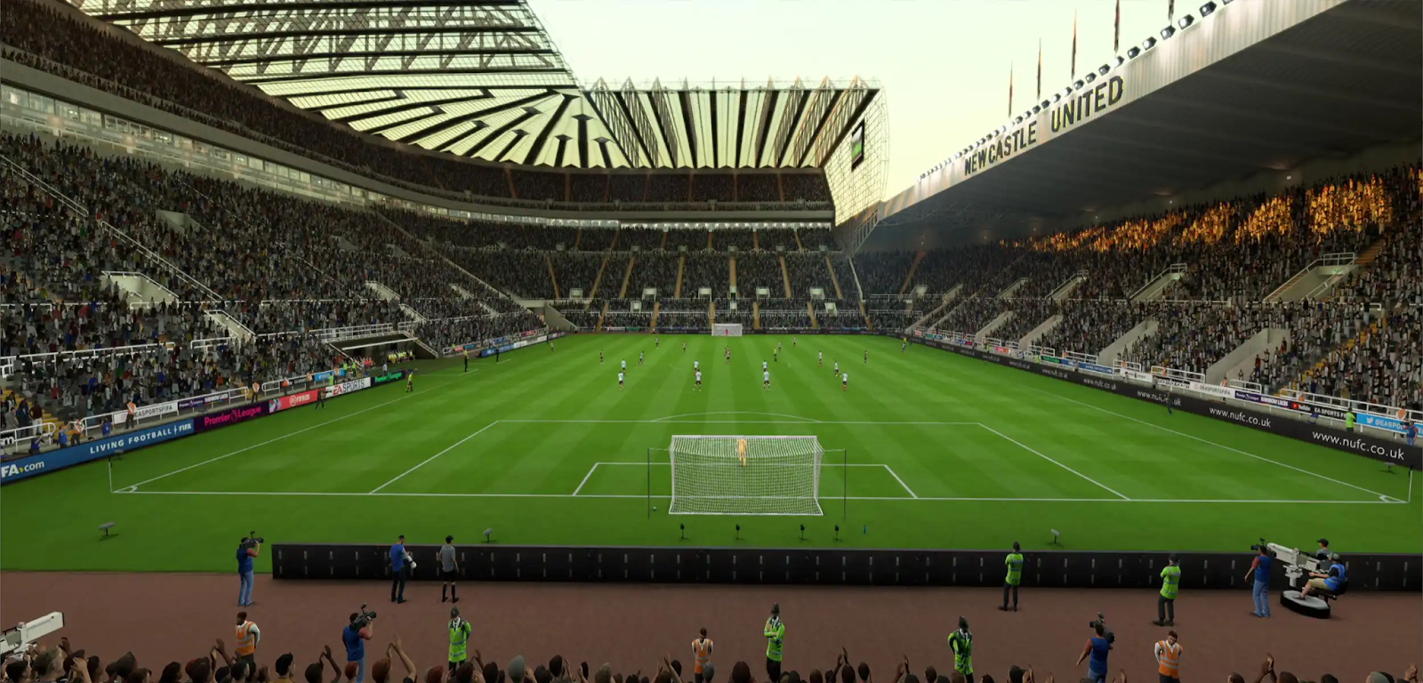 St. James PArk Stadium in the FIFA Game.