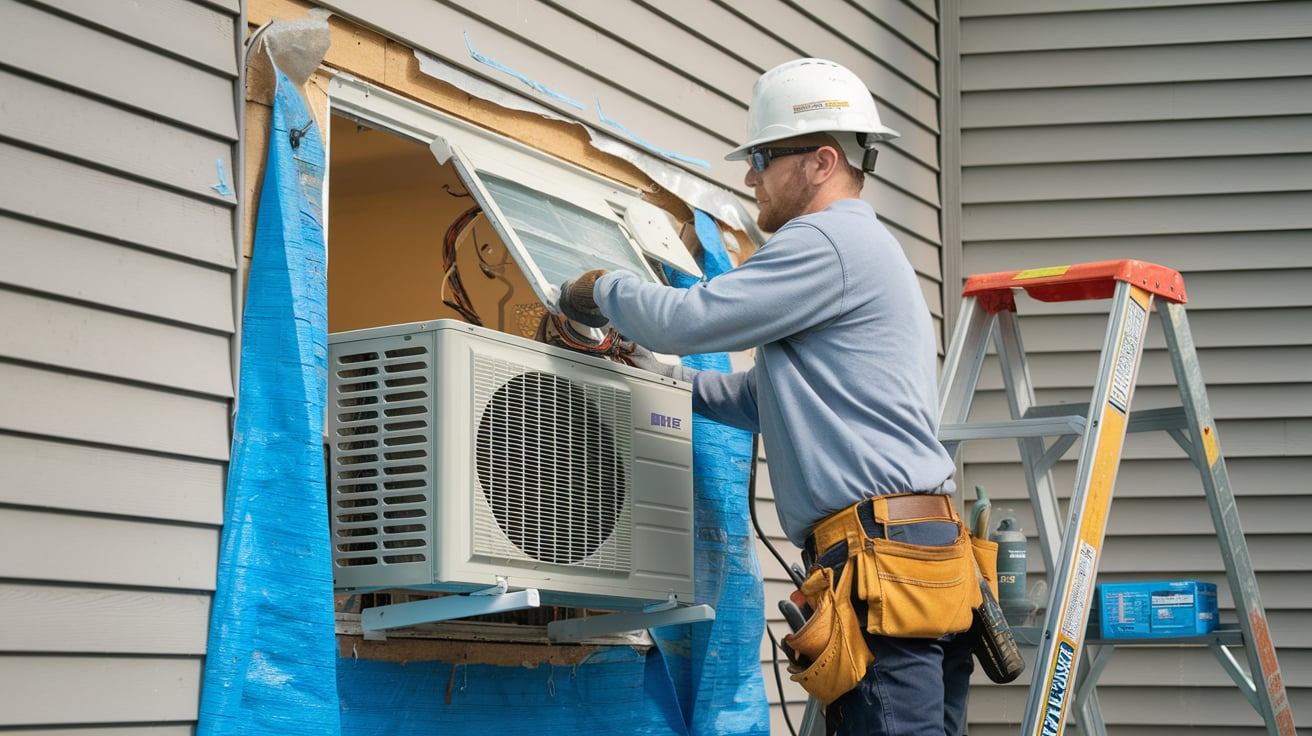 Homewyse Labor Cost to Install R Window Type A/C