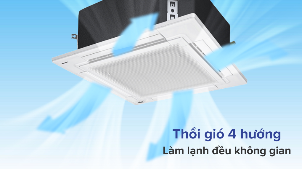 Máy lạnh âm trần Panasonic Inverter 2 HP S-1821PU3H/ U-21PR1H5 - Cơ chế thổi gió