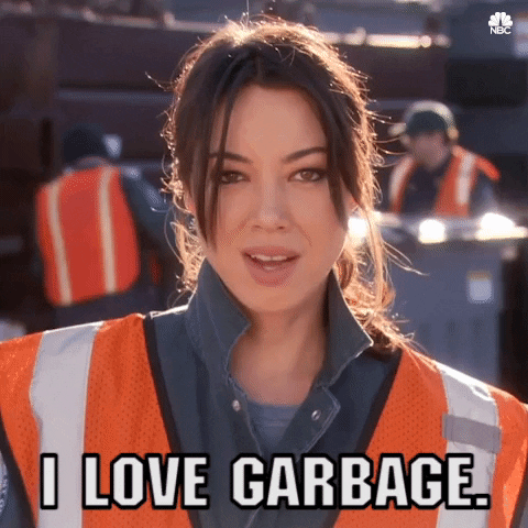 April Ludgate: I love garbage.