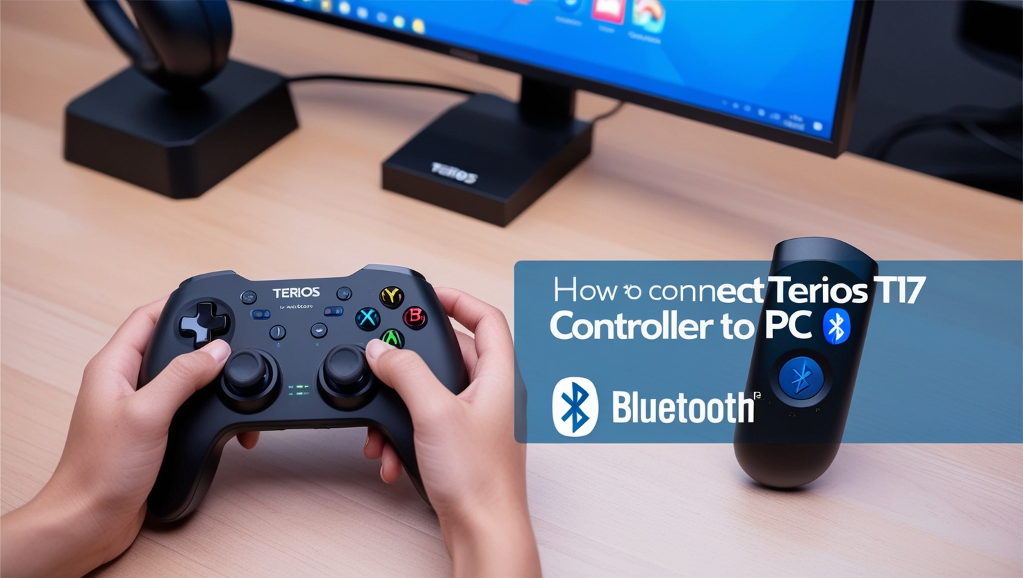 How to Connect Terios T17 Controller to PC Bluetooth