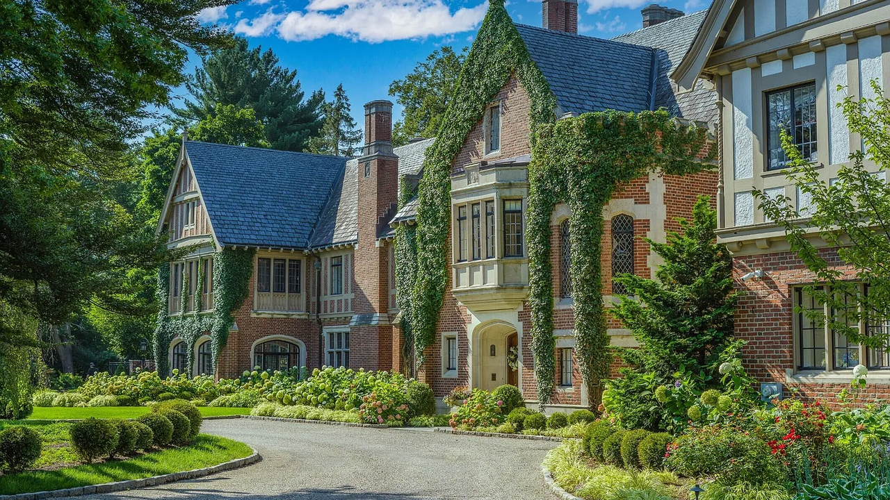 Tour This 18,000-Sq-Ft Tudor Estate: A Grand Tour of New Canaan's Most Luxurious 12-Bedroom Home