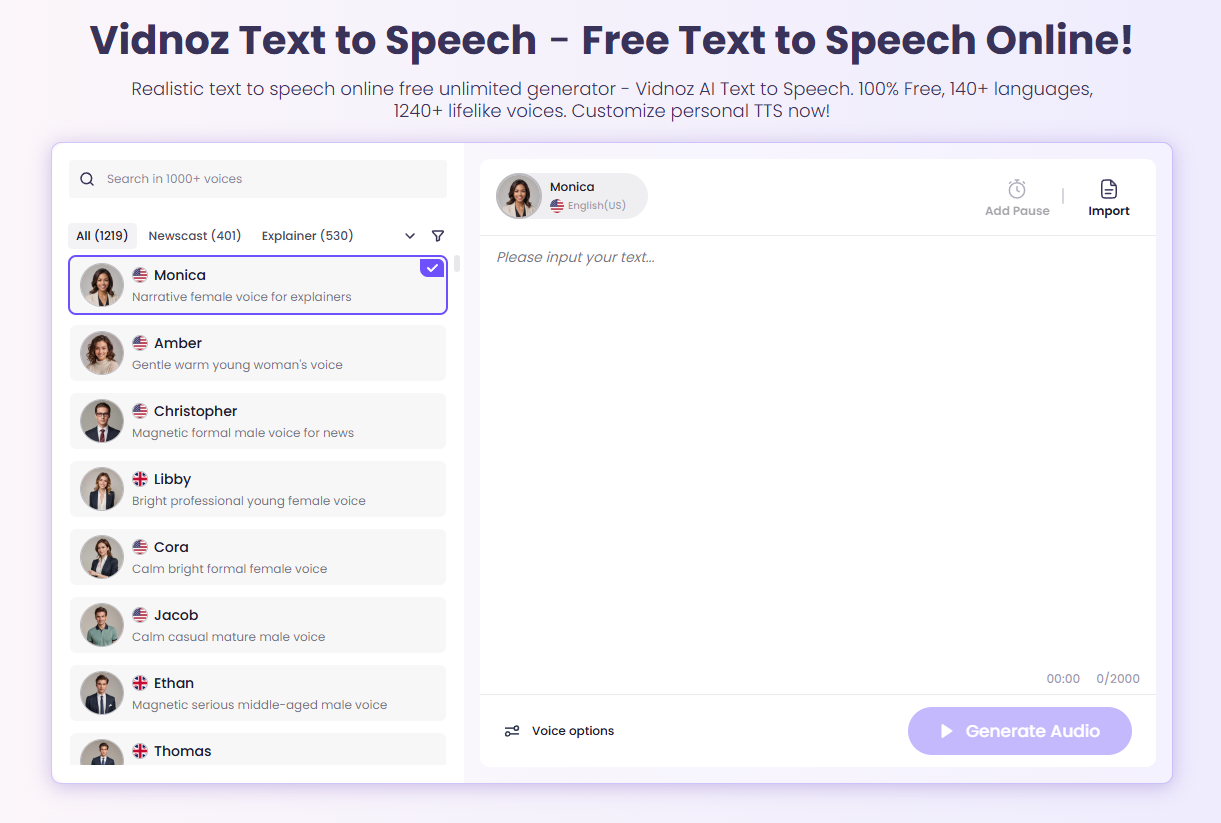 Use Free AI Text to Speech Readers for Bedtime Story