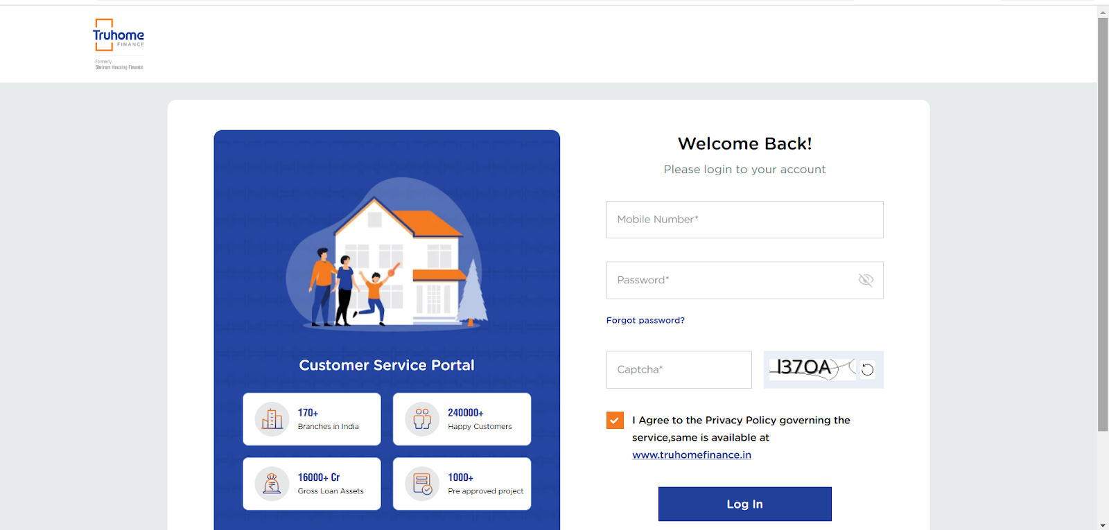 Shriram Housing Finance Home Loan Interest Rate