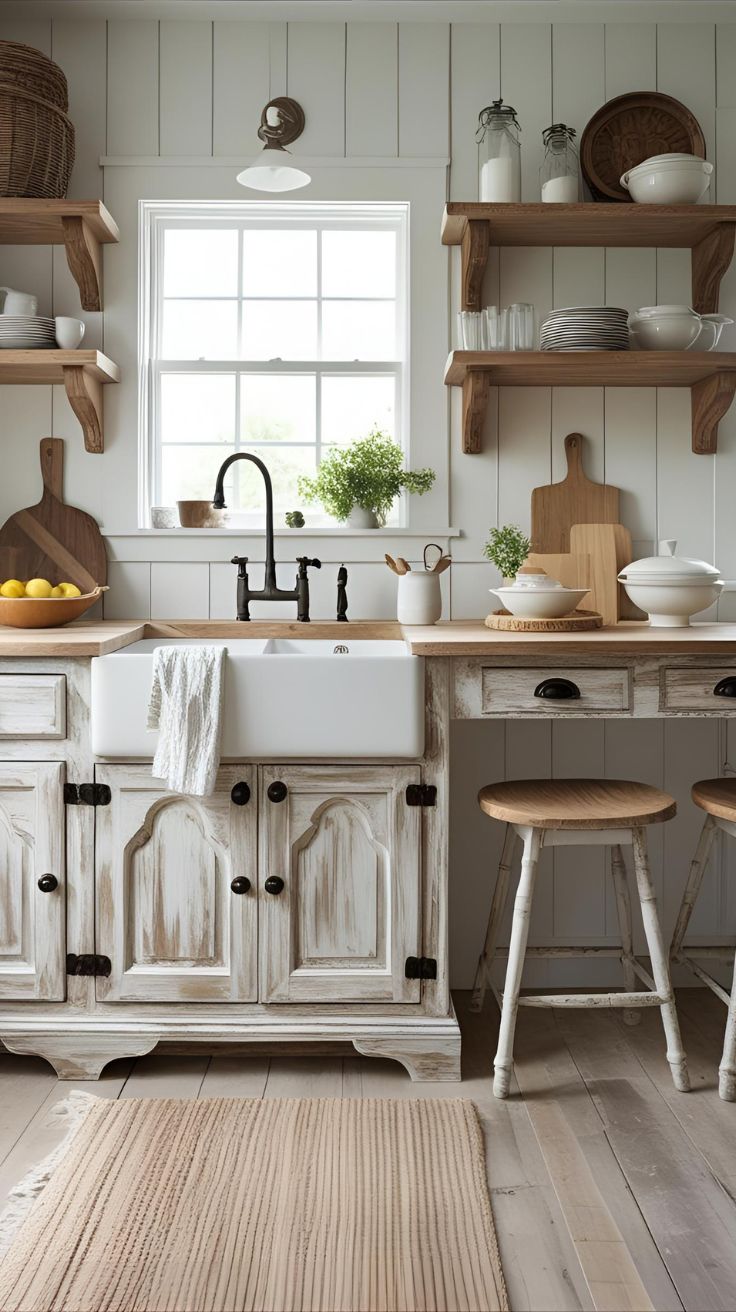 A Whitewashed Finish for Furniture

