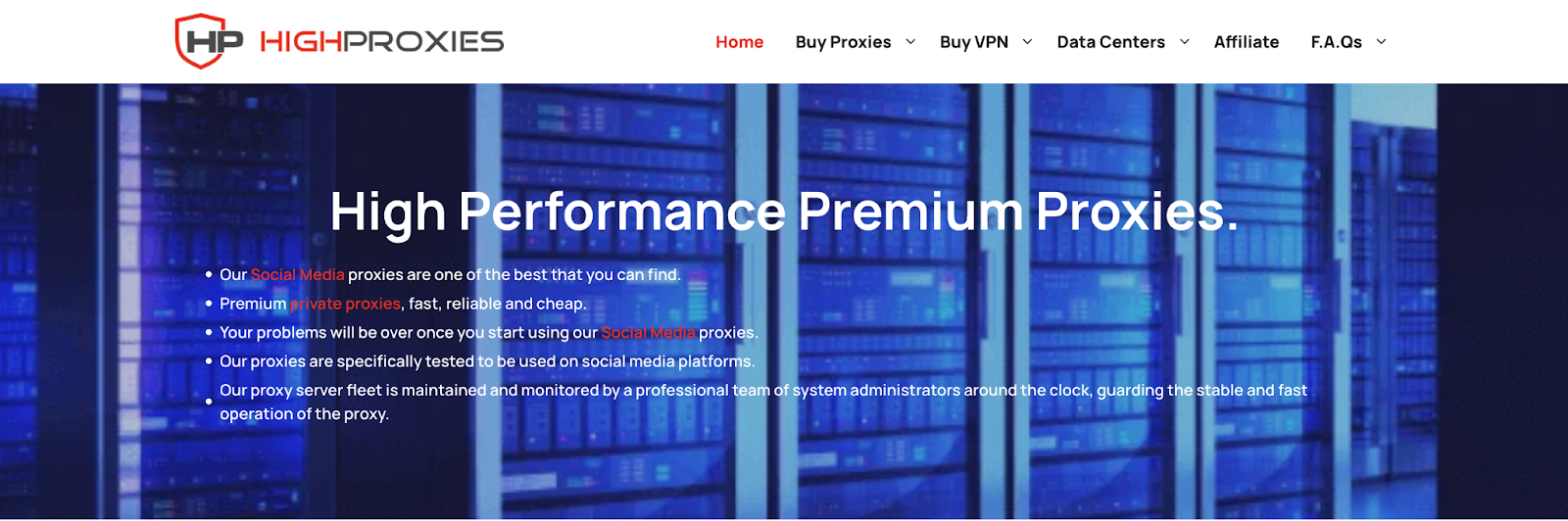 highproxies for social media proxy