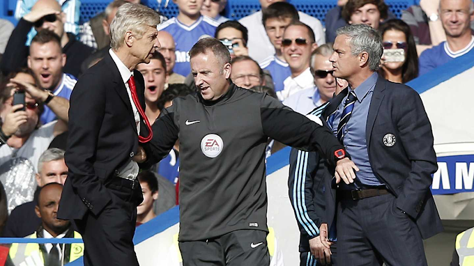 The feud between José Mourinho and Arsène Wenger