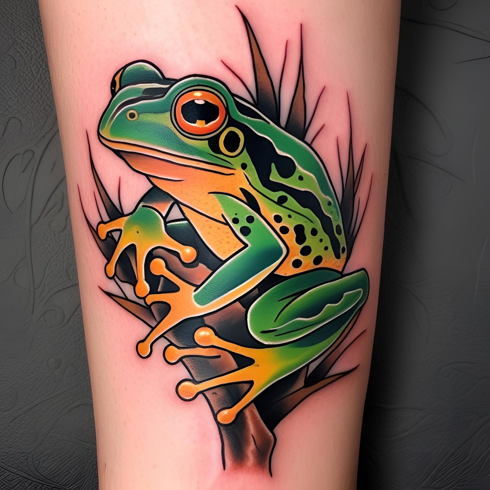 Tree Frog Tattoo