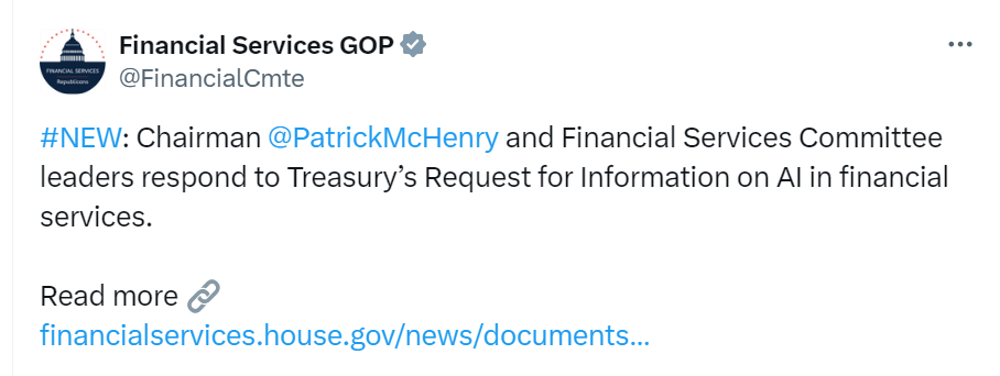 Us Fsc On Ai Reguation