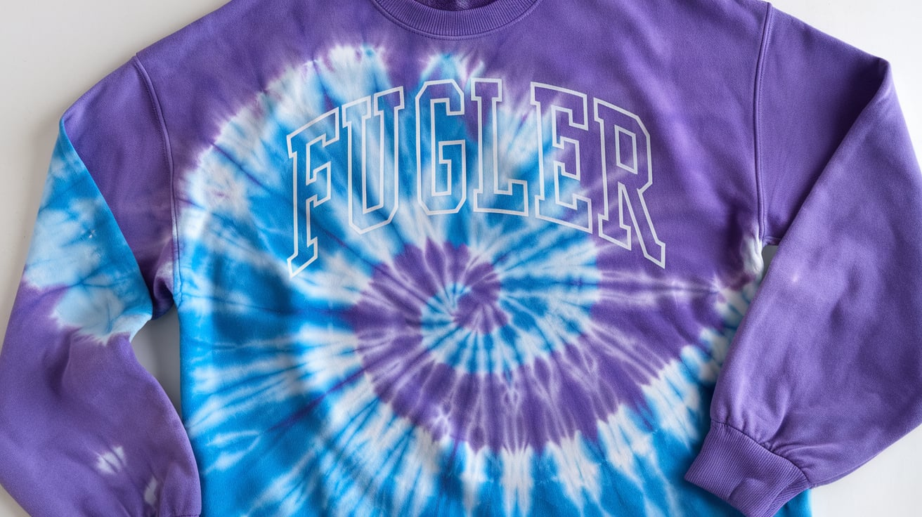 Purple and Blue Tie Dye Fugler