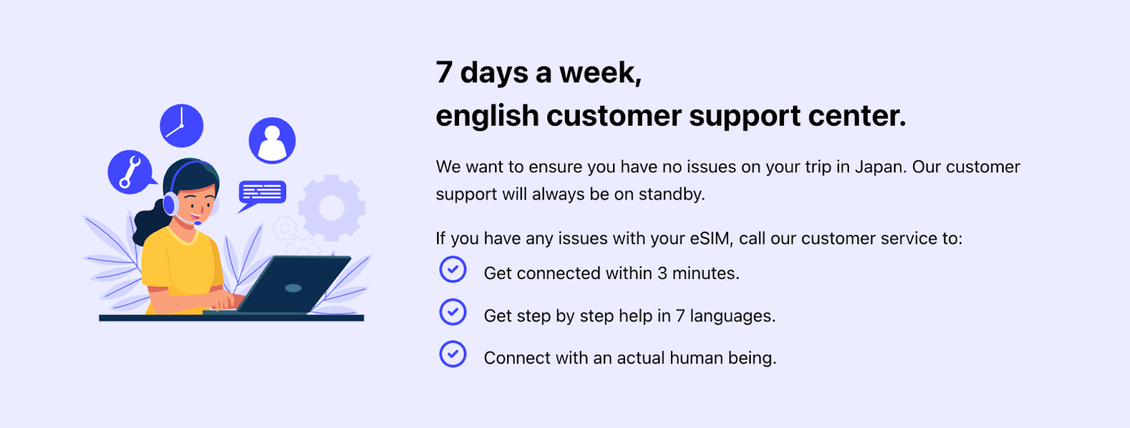 japan wireless customer support