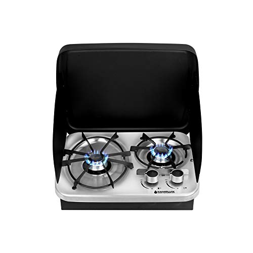 RV Stove Propane, Camplux Stainless Steel RV Cooktop Stove, Built-In ...