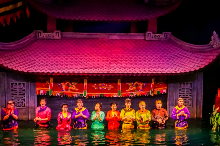 Where to watch a water puppet show