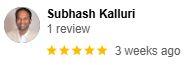 service review from client subhash kalluri