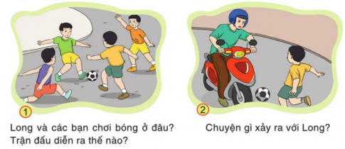 BÀI ĐỌC 3: TRẬN BÓNG TRÊN ĐƯỜNG PHỐĐỌC HIỂUCâu 1: Tìm đoạn văn ứng với mỗi ý sau:a) Trận bóng gây nguy hiểm cho người chơi bóng.b) Sự ân hận của Quang.c) Trận bóng gây nguy hiểm cho người đi đường.Giải nhanh:a) Đoạn đầu tiên, từ đầu đến  Sợ quá, cả bọn chạy tán loạn.