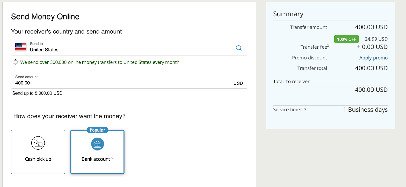 Wire transfers are used for: