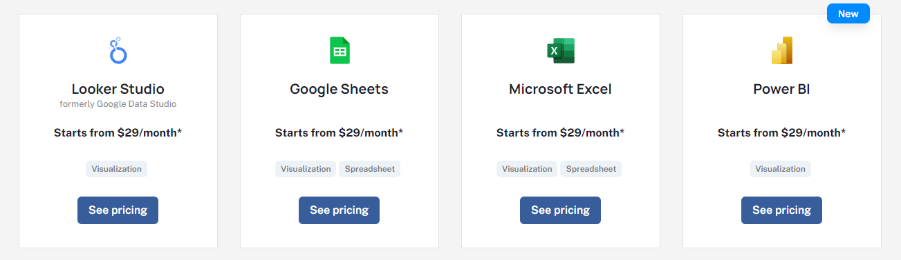 Supermetrics pricing