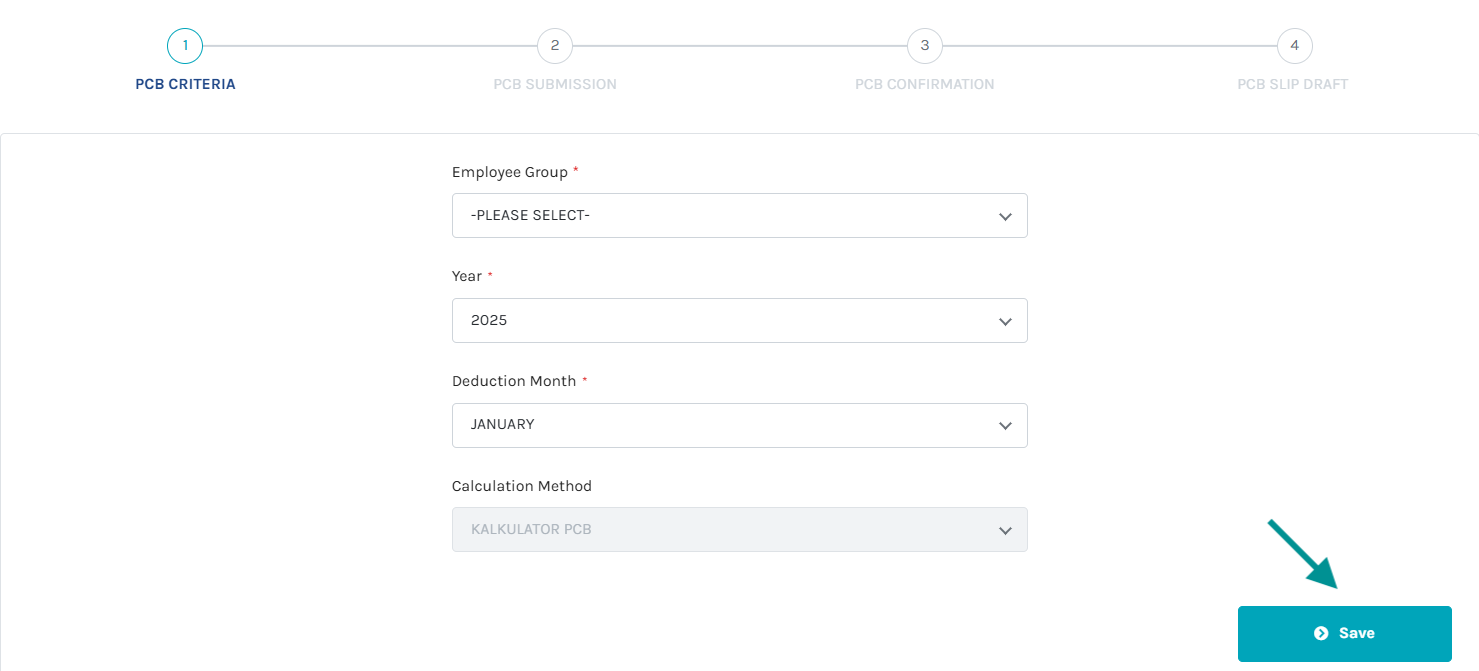 Screencap cap of e-CP39 submission page and PCB criteria fields