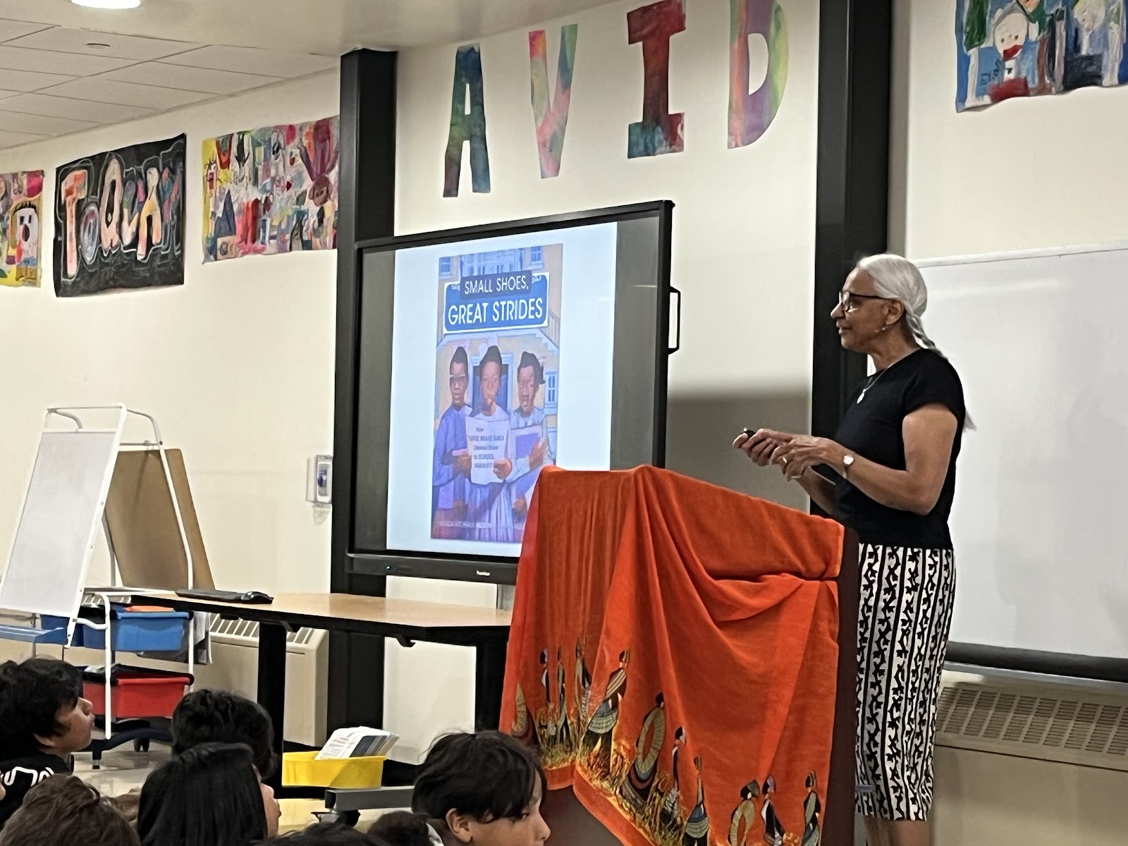Vaunda Micheaux Nelson presenting at Toquam