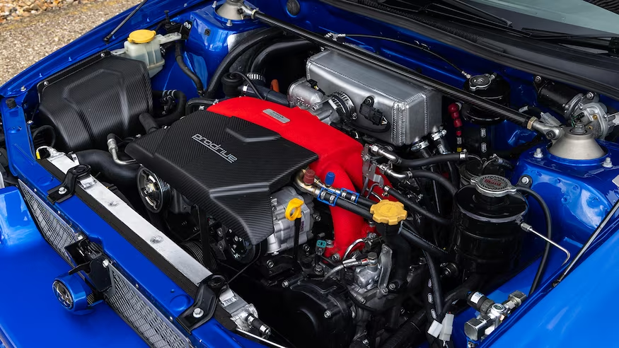 ดีไซน์ภายในรถยนต์ : Subaru Impreza 22B Prodrive P25