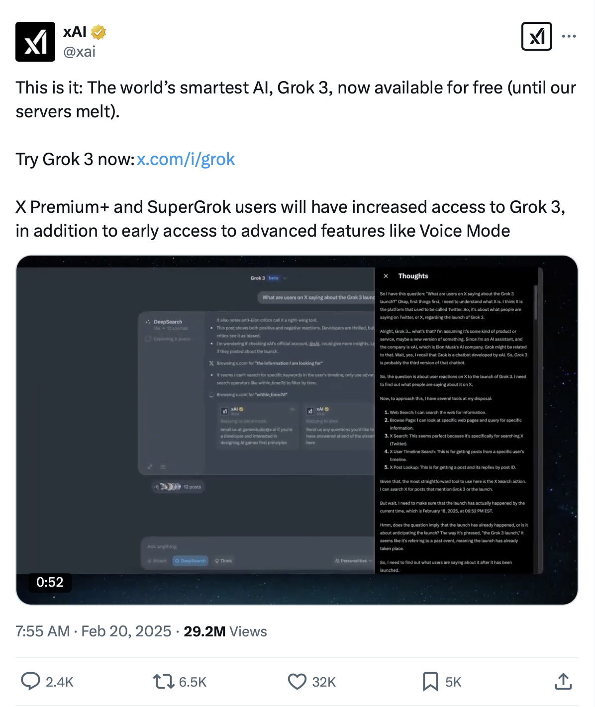 Grok 3: X Premium+ and SuperGrok users - Grok 3 Review