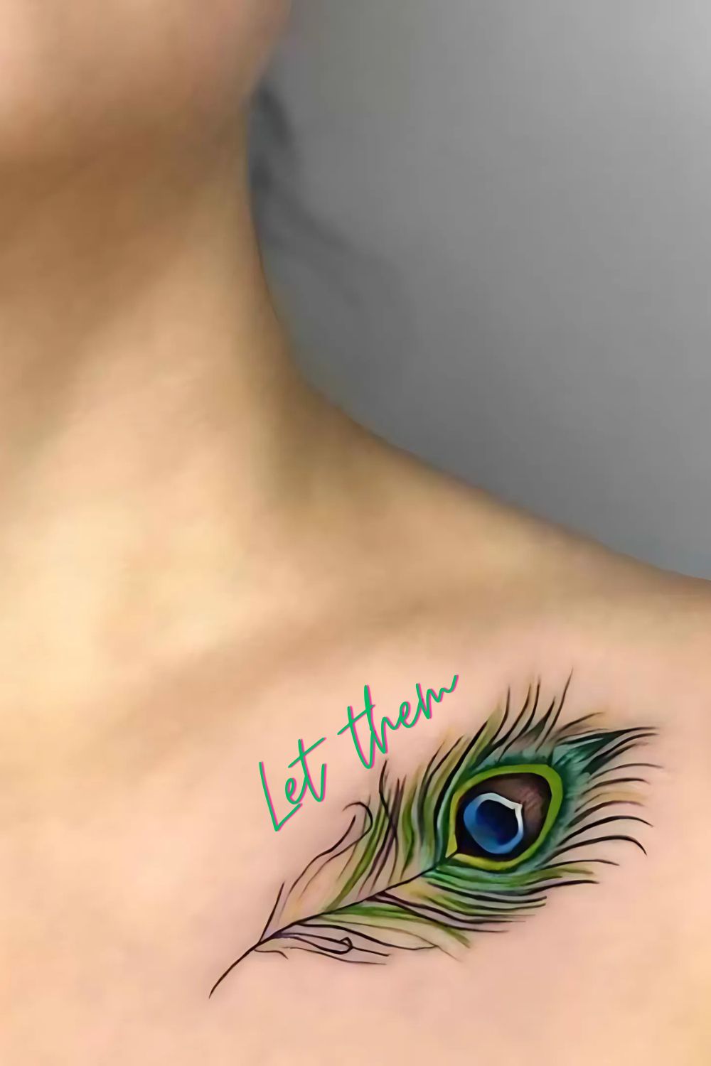 Let Them Peacock Feather Tattoos
