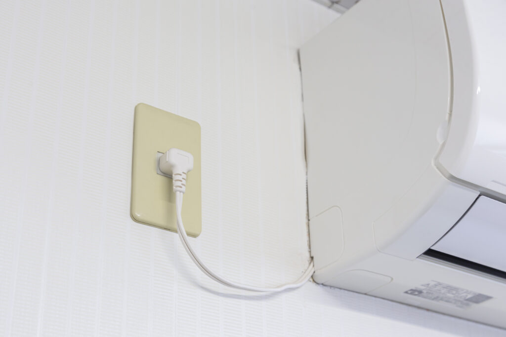 エアコンの電源