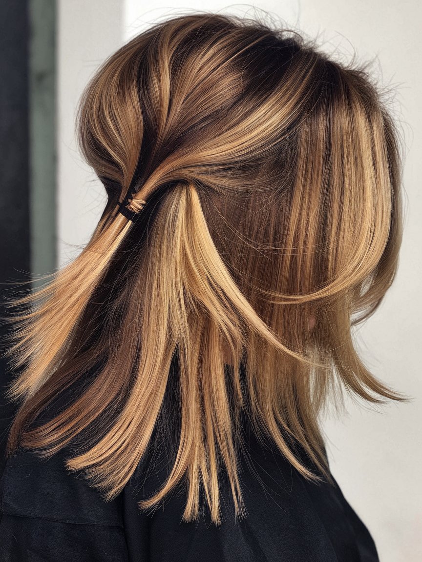 35. Long Inverted Bob with Layers