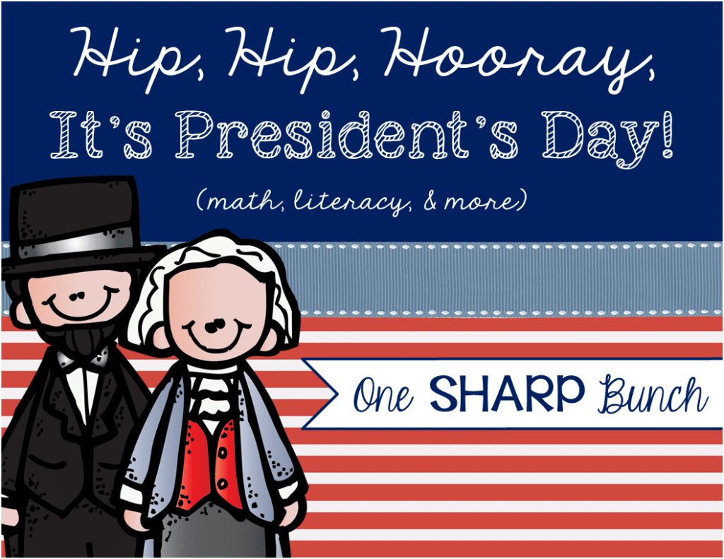 Here’s a great collection of President’s Day activities for kids, including President’s Day crafts, Abraham Lincoln activities, ideas for patriotic math and literacy centers, and FREE George Washington printables!