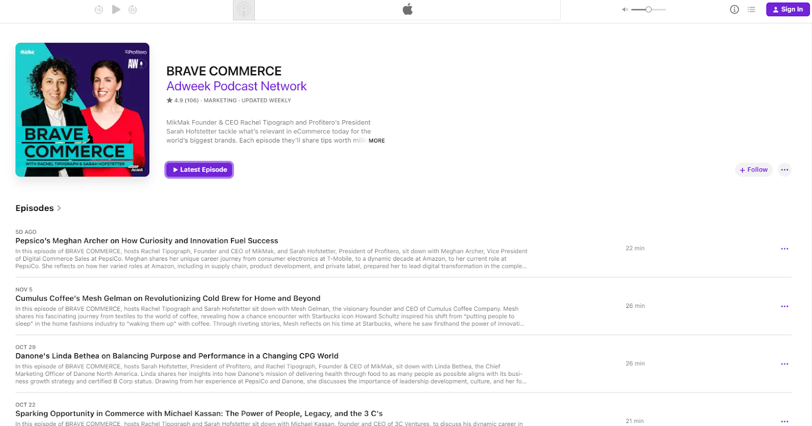 ecommerce podcasts