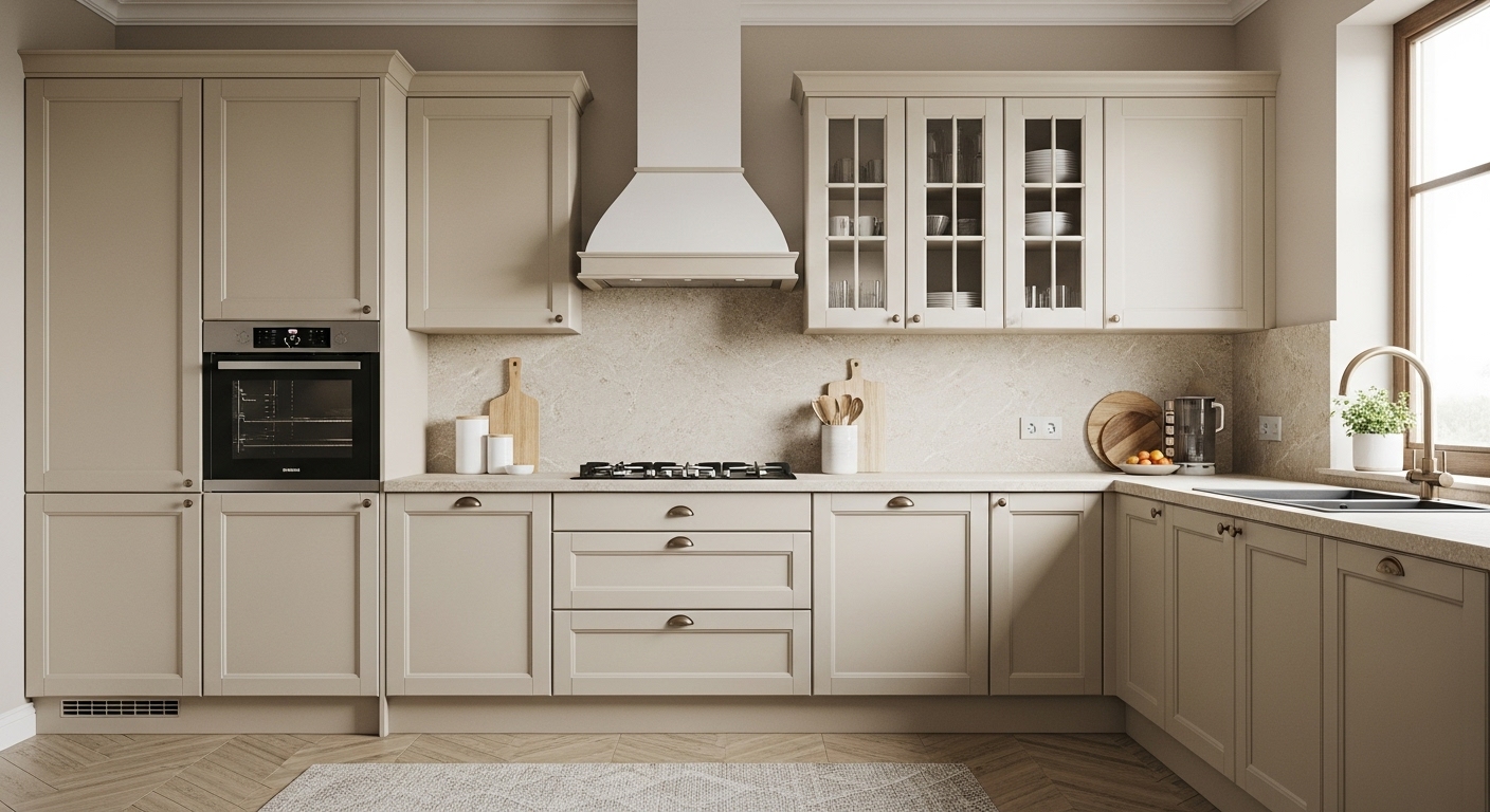 Beige Cabinets
